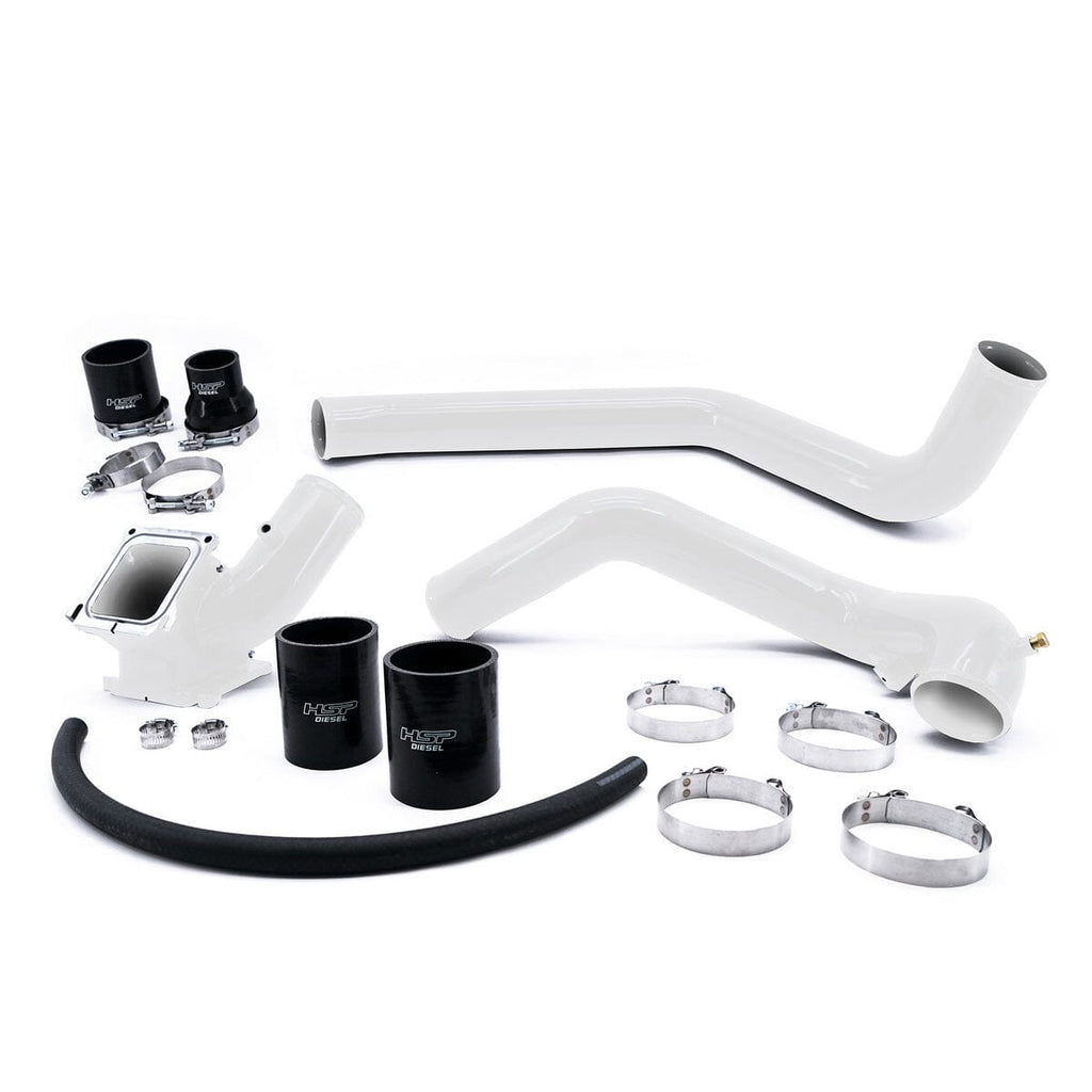 HSP Intercooler Charge Pipe Bundle (2006-2010 Chevrolet / GMC) Intercooler Pipes HSP Diesel White 