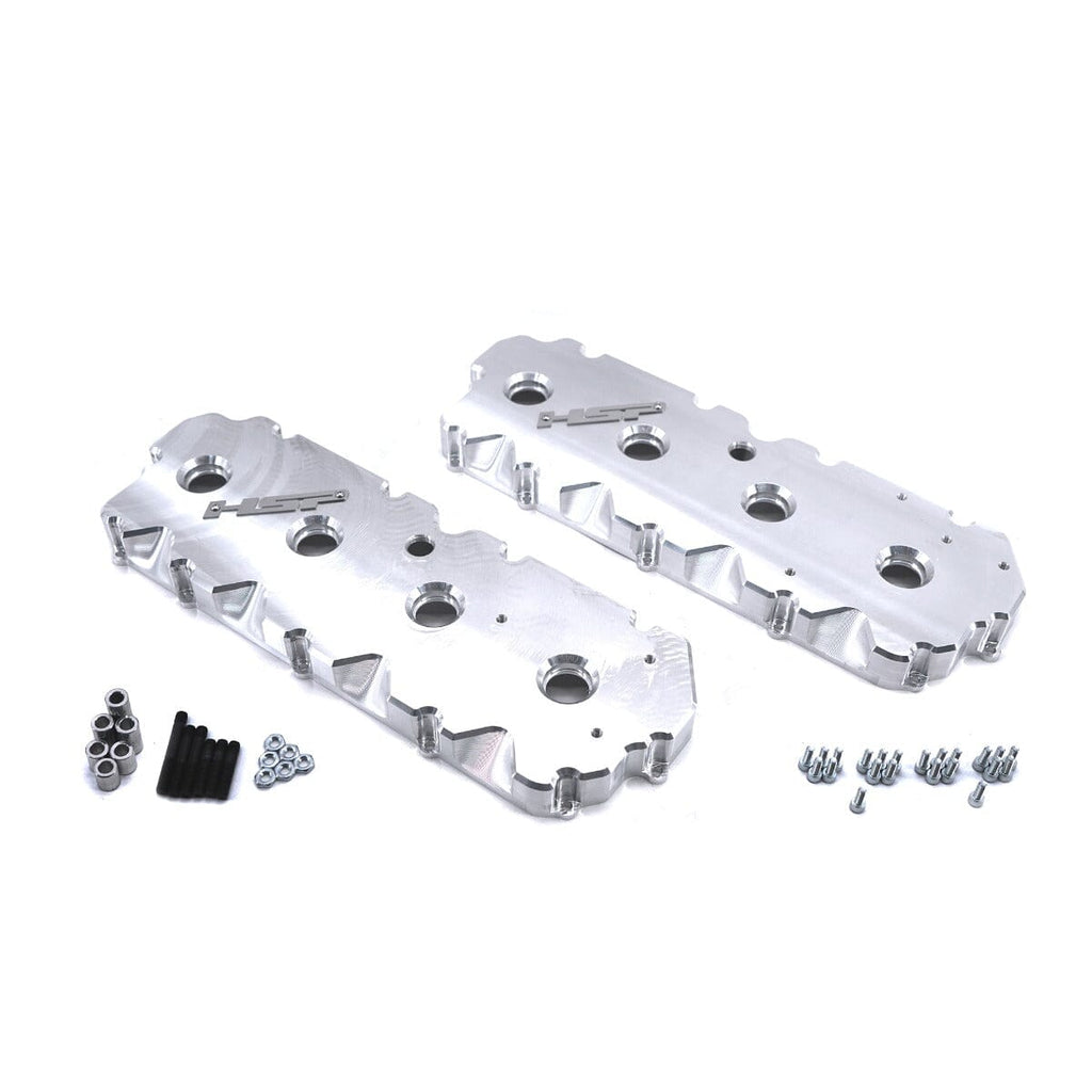 HSP Billet Valve Covers (2001-2004 Chevrolet / GMC) Engine Valve Cover HSP Diesel Silver (Raw) 