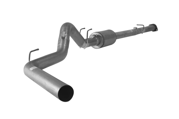 DIESELR Downpipe Back Exhaust - Single (2008-2010 Ford 6.4L F350/F450/F550 Powerstroke - CAB & CHASSIS)