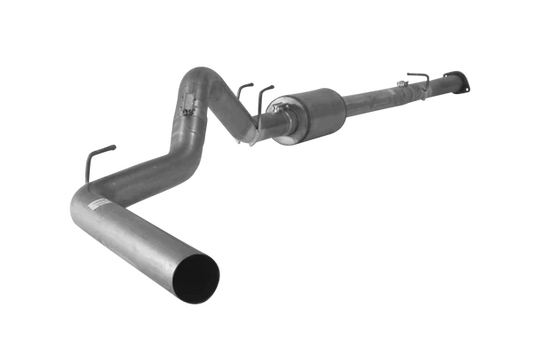 DIESELR Downpipe Back Exhaust - Single (2008-2010 Ford 6.4L F350/F450/F550 Powerstroke - CAB & CHASSIS)