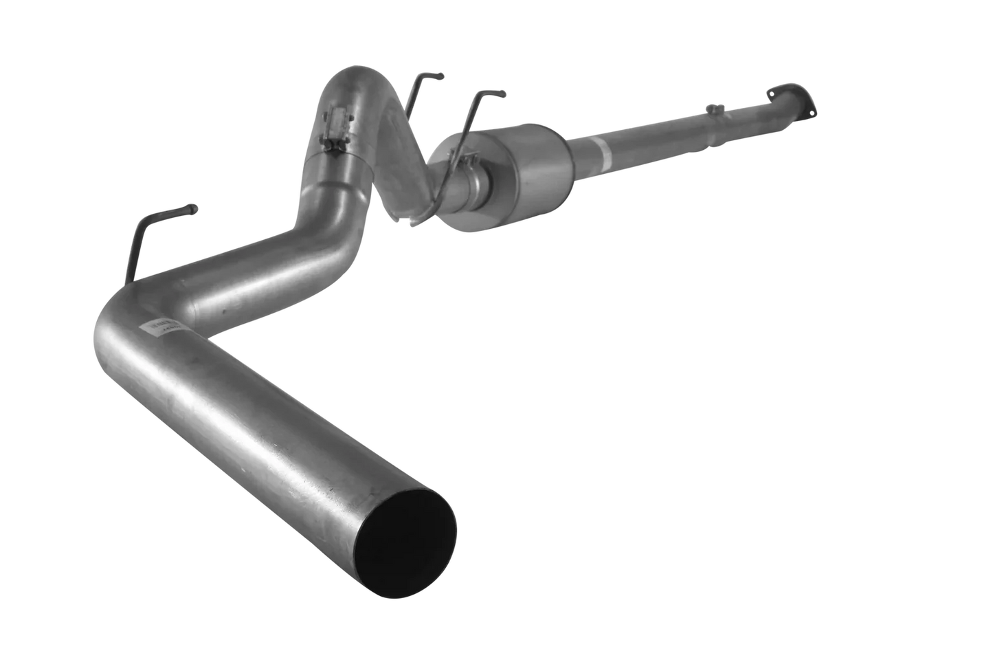 DIESELR Downpipe Back Exhaust - Single (2011-2019 Ford 6.7L F350/F450/F550 Powerstroke - CAB & CHASSIS)