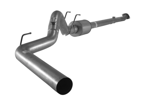 DIESELR Downpipe Back Exhaust - Single (2011-2019 Ford 6.7L F350/F450/F550 Powerstroke - CAB & CHASSIS)