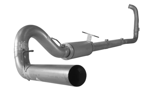 DIESELR Turbo Back Exhaust - Single (2003-2007 Ford 6.0L F250/350/Harley Powerstroke - Automatic Only)