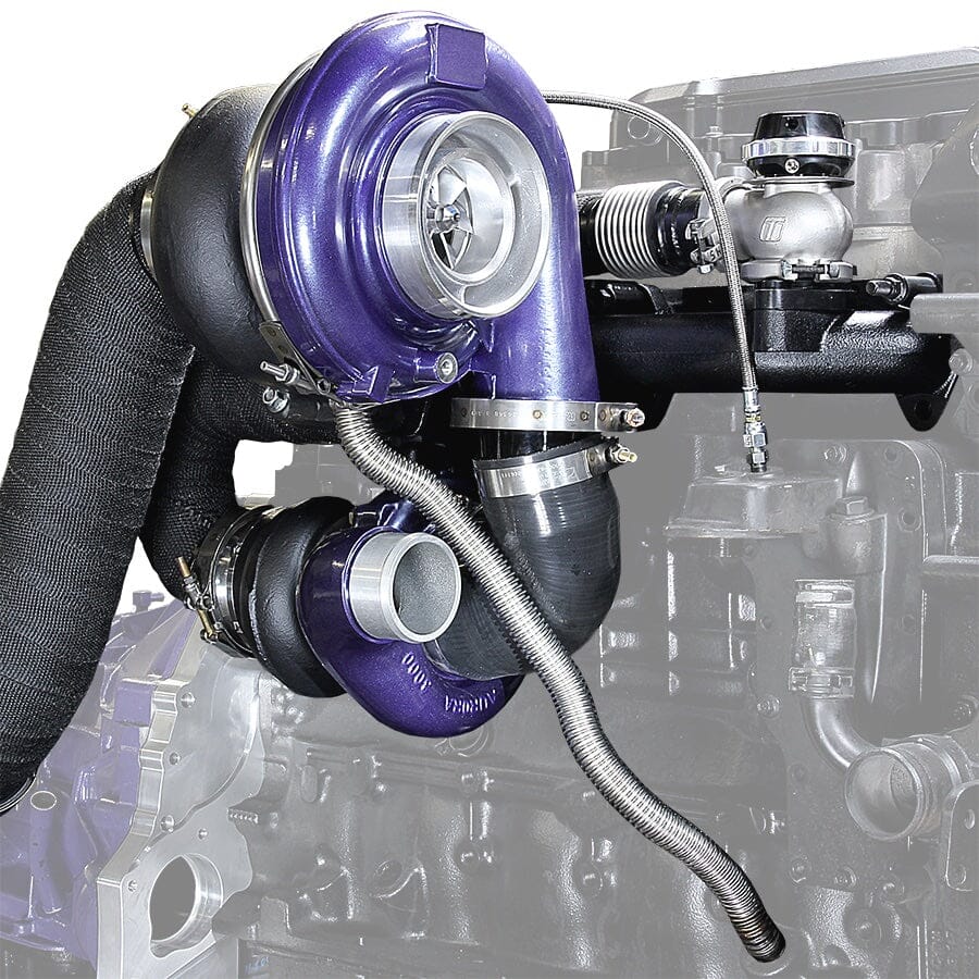 ATS Aurora 3000/5000 Compound Turbo System Fits 2003-2007 5.9L Cummins Turbocharger Kit ATS Diesel Performance 