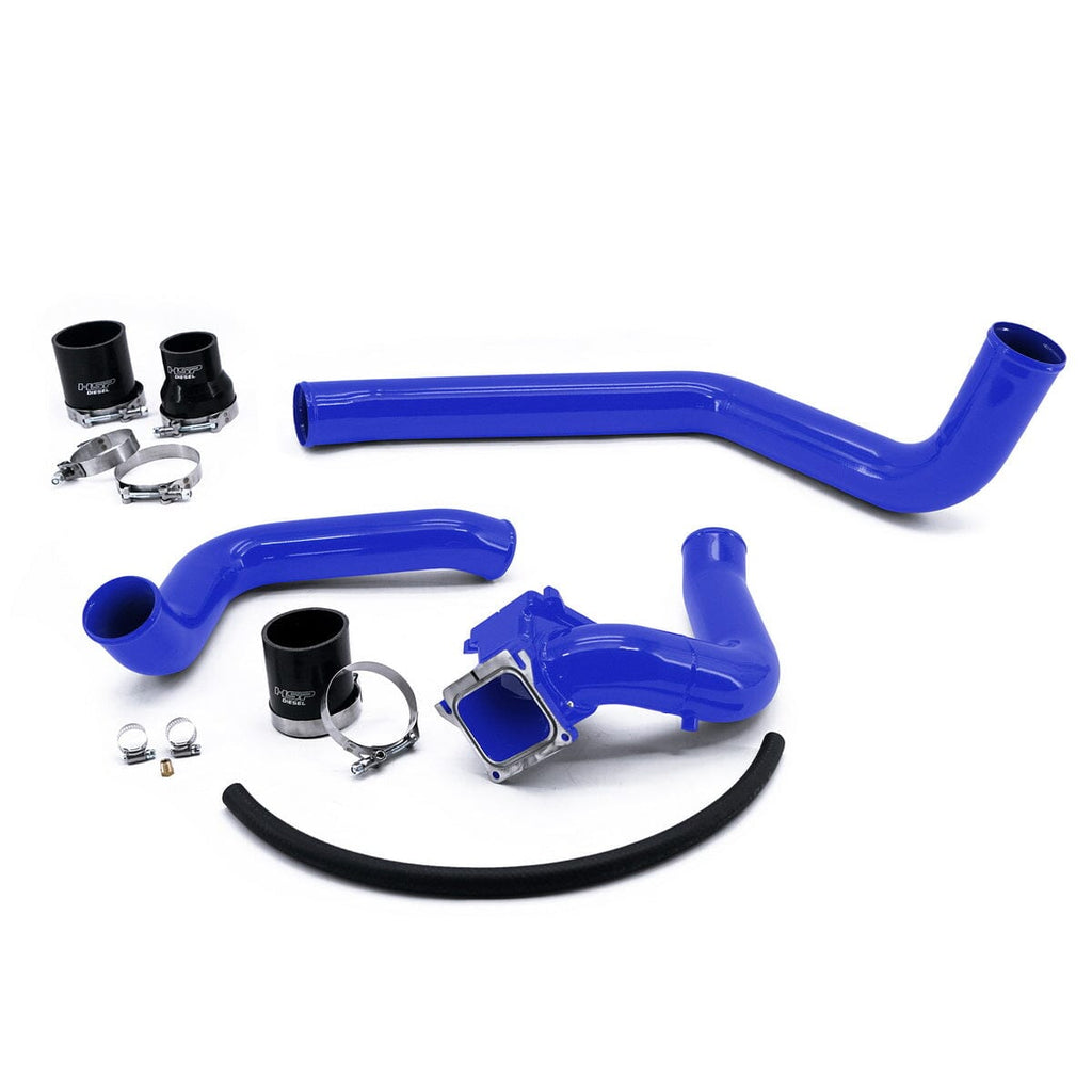 HSP Intercooler Charge Pipe Bundle (2004.5-2005 Chevrolet / GMC) Intercooler Pipes HSP Diesel Candy Blue 