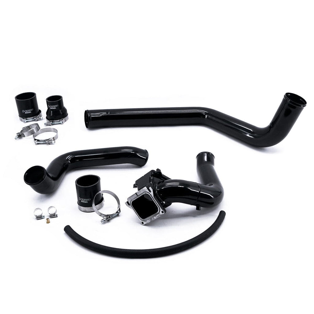 HSP Intercooler Charge Pipe Bundle (2004.5-2005 Chevrolet / GMC) Intercooler Pipes HSP Diesel Gloss Black 