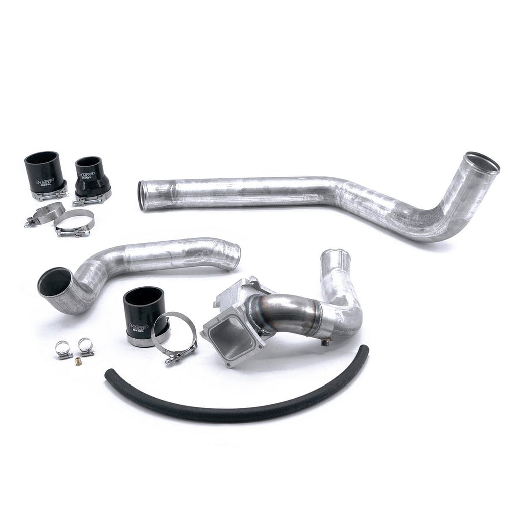 HSP Intercooler Charge Pipe Bundle (2004.5-2005 Chevrolet / GMC) Intercooler Pipes HSP Diesel Silver (Raw) 