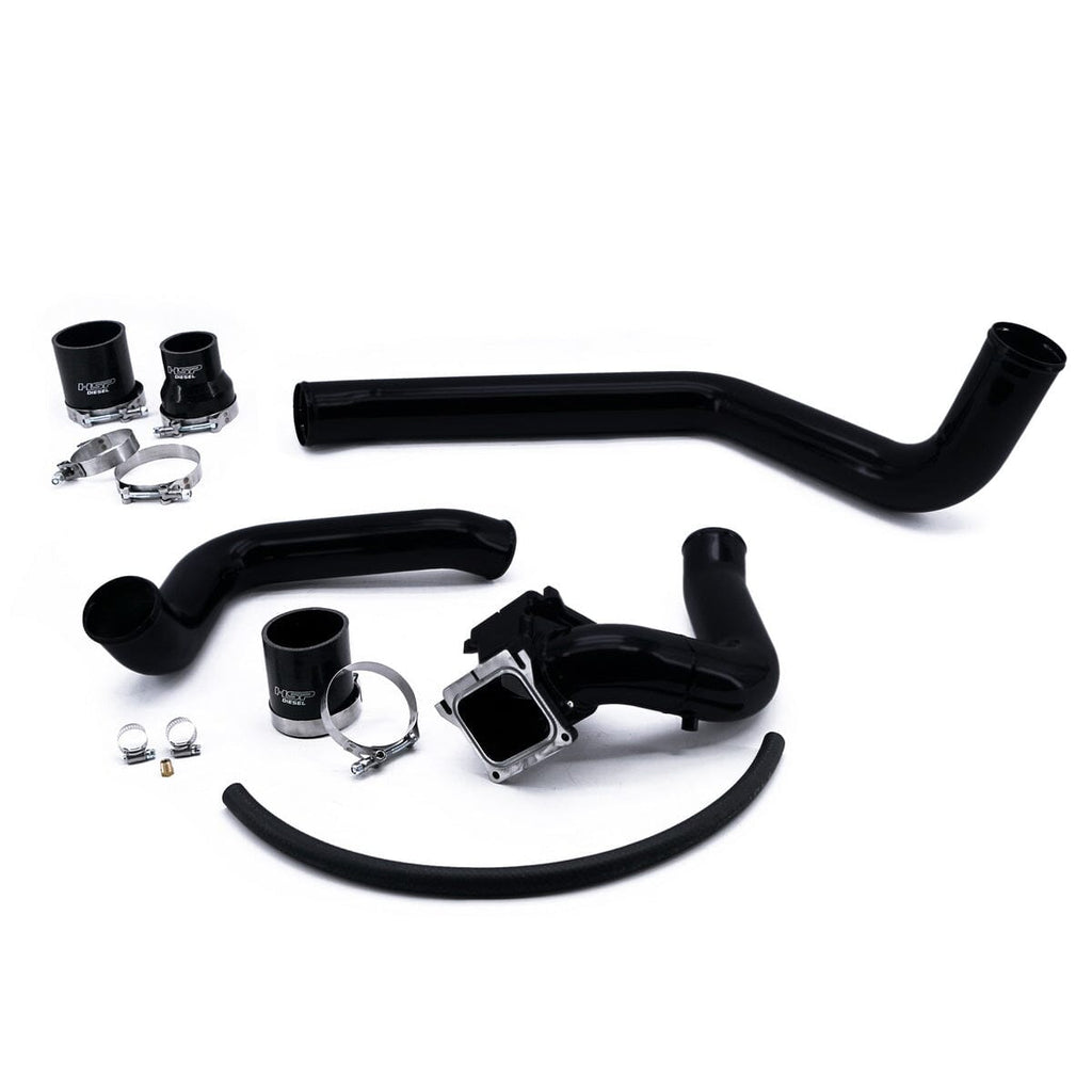 HSP Intercooler Charge Pipe Bundle (2004.5-2005 Chevrolet / GMC) Intercooler Pipes HSP Diesel Satin Black 