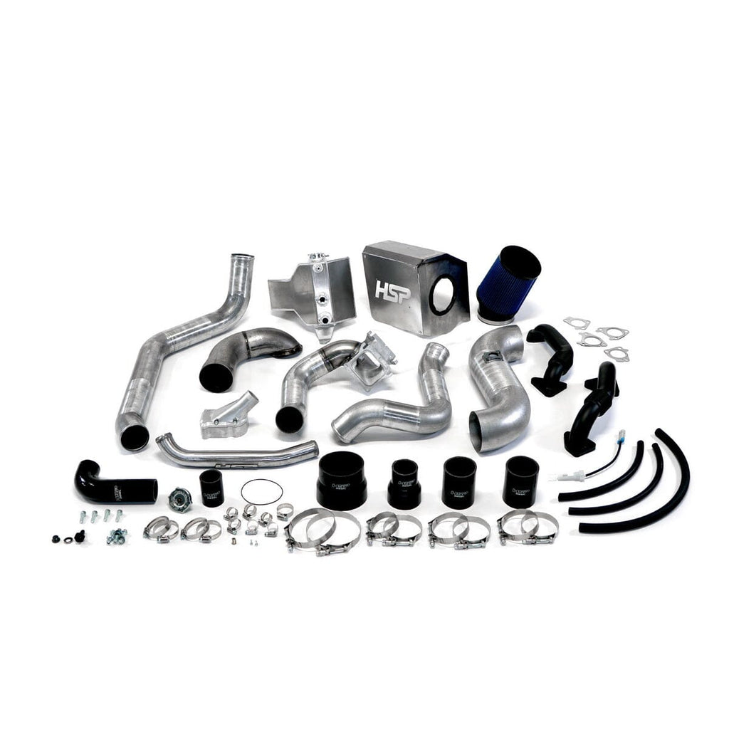 HSP Deluxe Max Air Flow Bundle (2004.5-2005 Chevrolet / GMC) Cold Air Intake HSP Diesel Silver (Raw) 