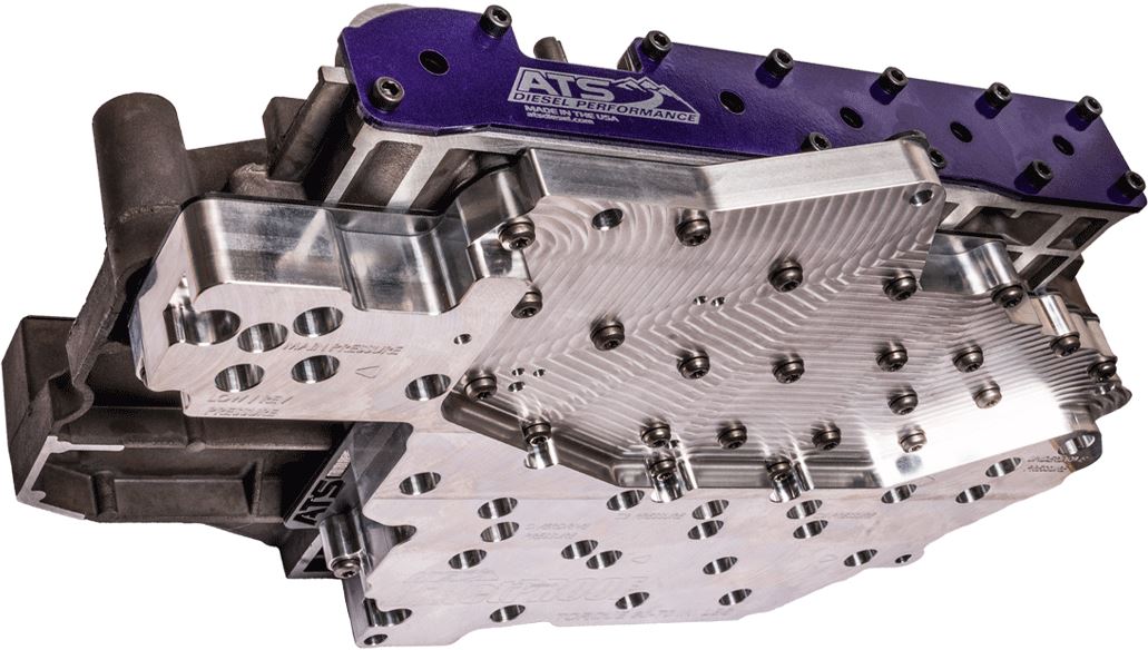 ATS 68Rfe Billet Channel Plate Valve Body Fits 2012-2018 6.7L Cummins With Solenoid Pack Transmission Valve Body ATS Diesel Performance 