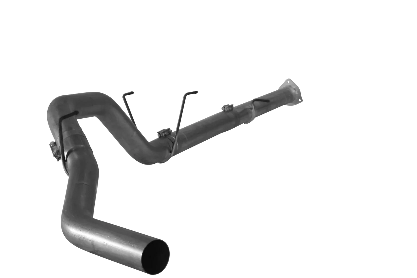 Downpipe Back Exhaust - Single (2013-2018 Dodge 2500/3500 6.7L Cummins) Exhaust DIESELR Tuning 4" No Muffler 