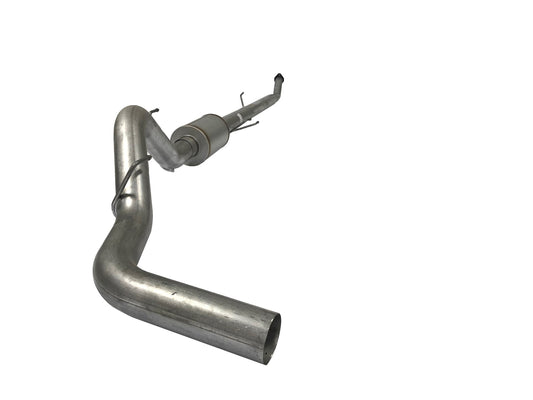 4" Turbo Back Single | 2018-2019 Ford Powerstroke 3.0L Exhaust Flo-Pro With Muffler 