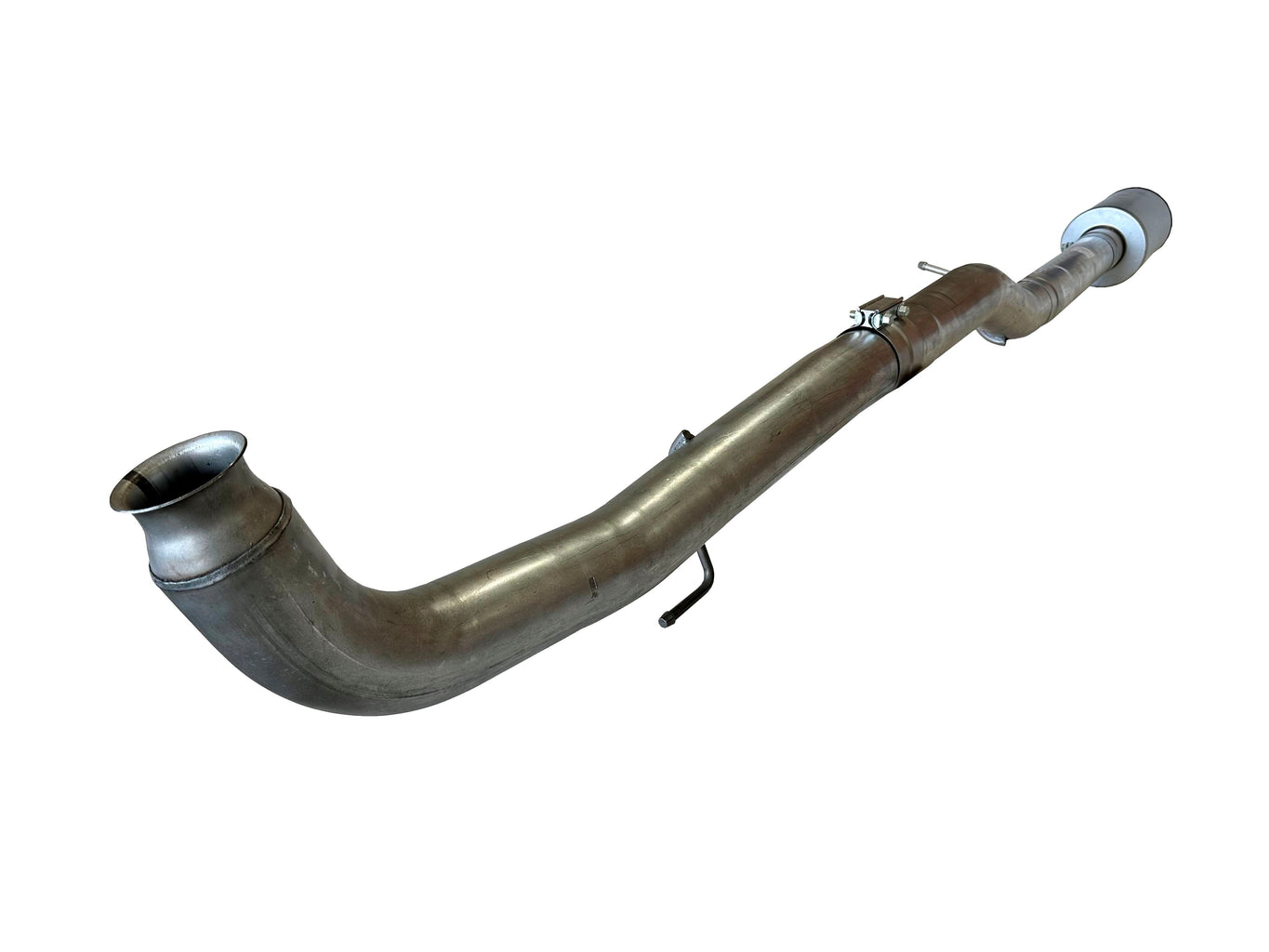 4" Cat & DPF Race Pipe | 2011-2015 GM 2500/3500 6.6L DURAMAX Exhaust Flo-Pro Aluminized Muffler 