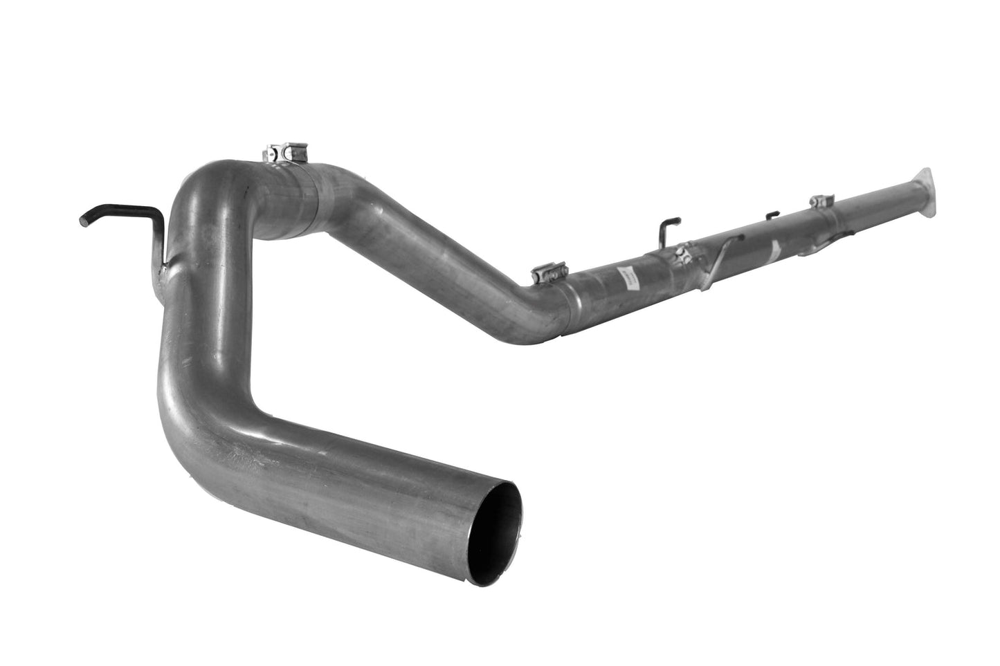 4" Downpipe Back Single | 2016-2018 Nissan Titan Cummins 5.0L Exhaust Flo-Pro Aluminized No Muffler 