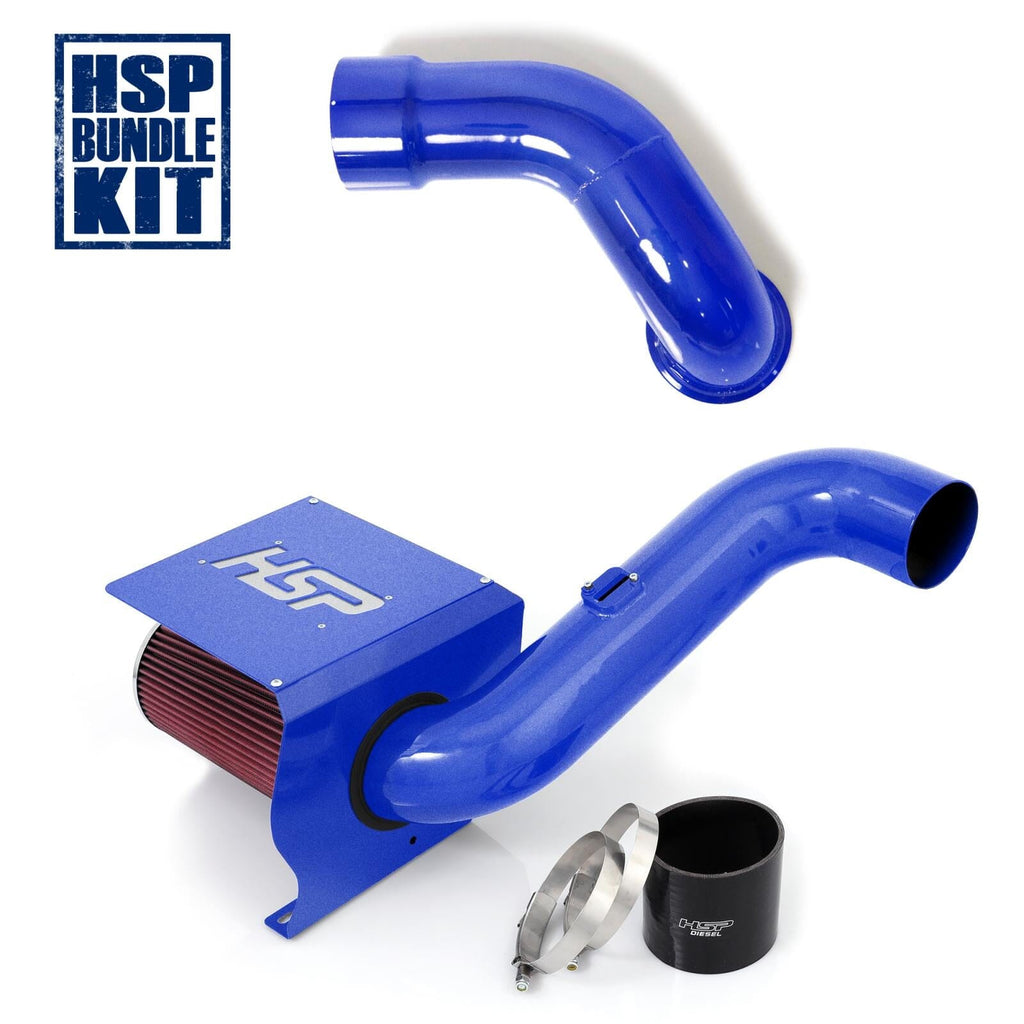 HSP Cold Air Intake Bundle (2007.5-2010 Chevrolet / GMC) Cold Air Intake HSP Diesel Candy Blue 