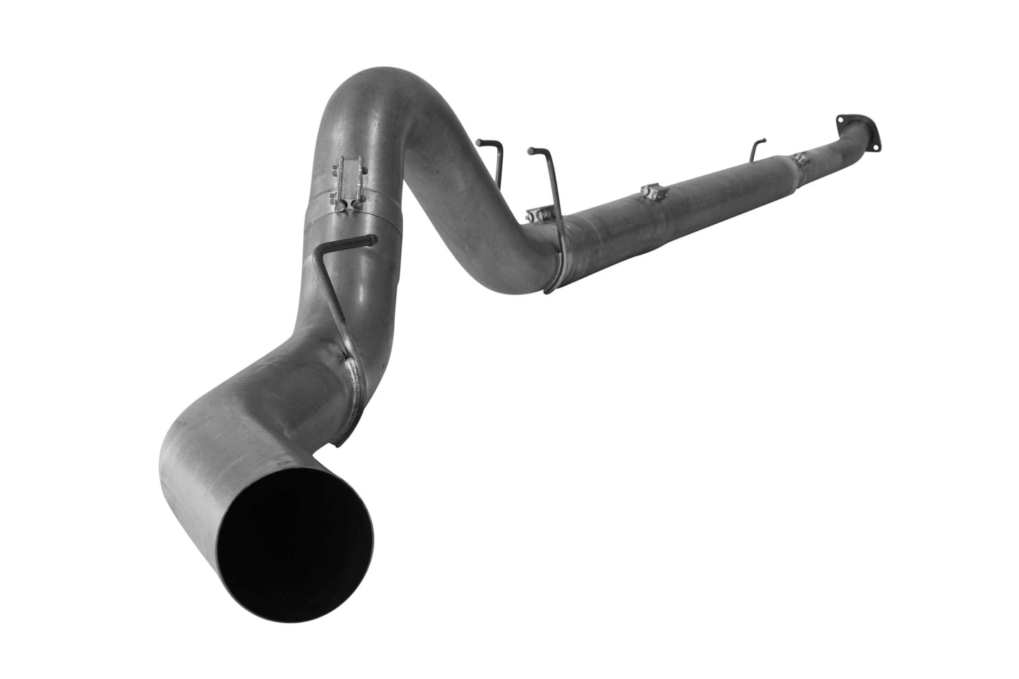 5" Downpipe Back Single | 2011-2019 Ford 6.7L F250/F350 Powerstroke Exhaust Flo-Pro Stainless No Muffler 