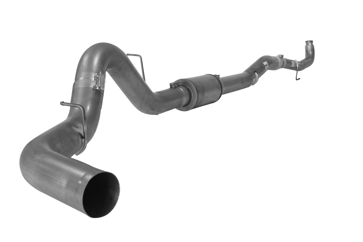 5" Downpipe Back Single | 2011-2015 GM 2500/3500 6.6L DURAMAX Exhaust Flo-Pro Aluminized Muffler 