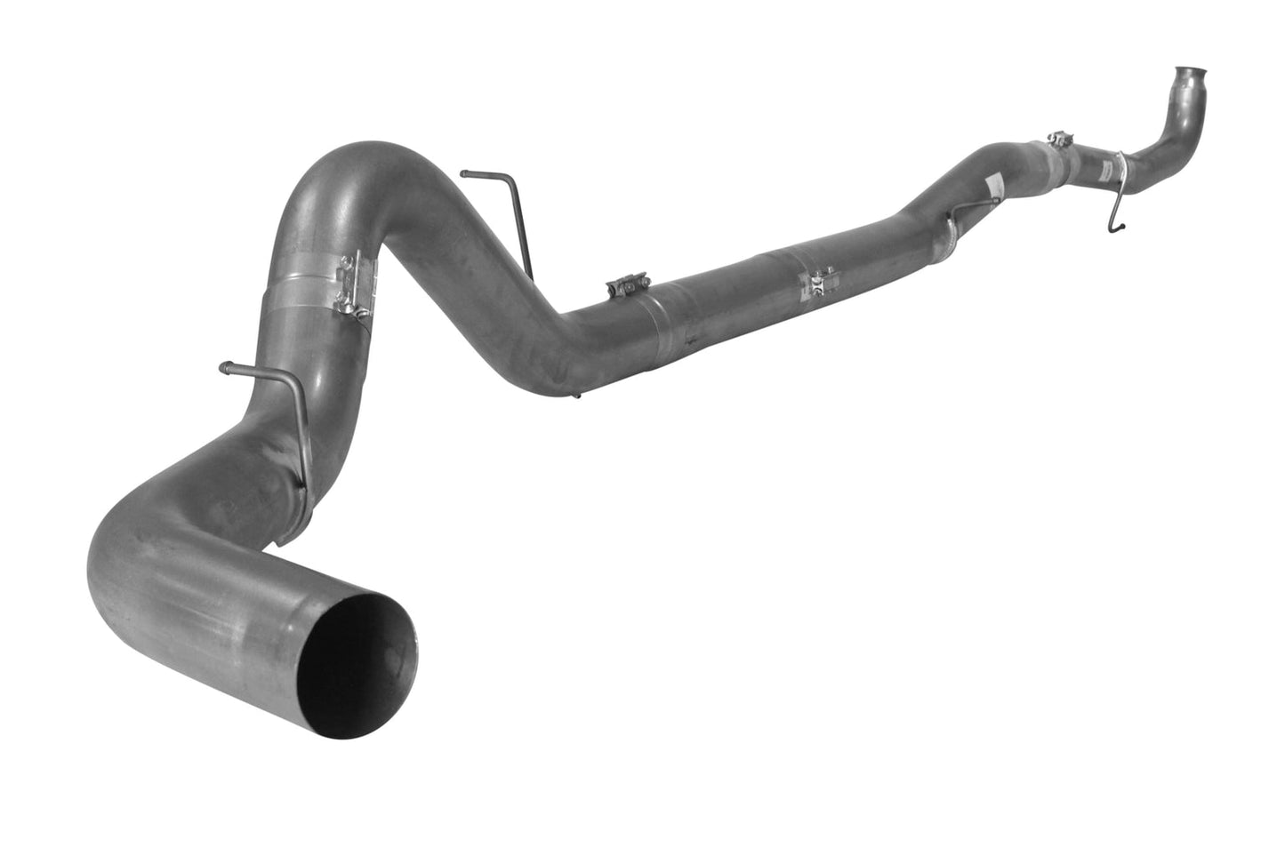 5" Downpipe Back Single | 2011-2015 GM 2500/3500 6.6L DURAMAX Exhaust Flo-Pro Aluminized No Muffler 