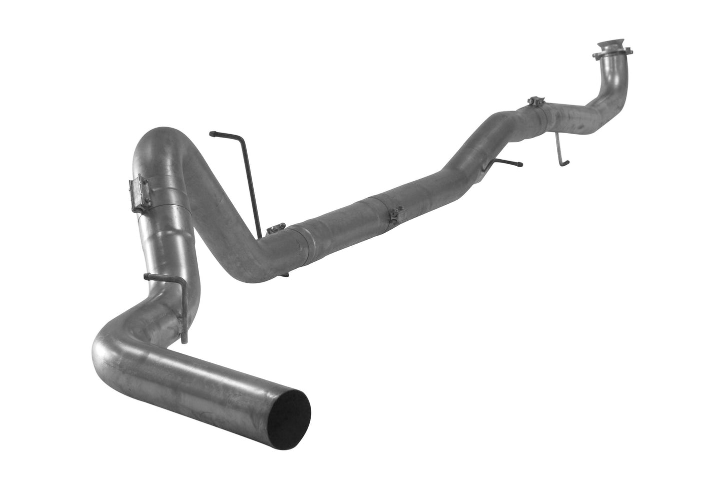 5" Downpipe Back Single | 2017-2019 GM 2500/3500 6.6L DURAMAX L5P Exhaust Flo-Pro Stainless No Muffler 