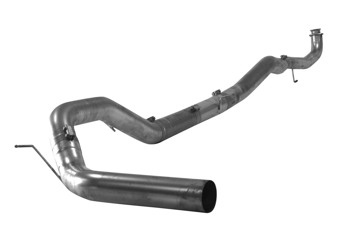 5" Downpipe Back Single | 2020-2023 GM 2500/3500 6.6L DURAMAX L5P Exhaust Flo-Pro Stainless No Muffler 