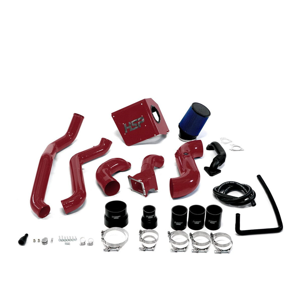 HSP Max Air Flow Bundle (2013-2016 Chevrolet / GMC) Cold Air Intake HSP Diesel Candy Red 