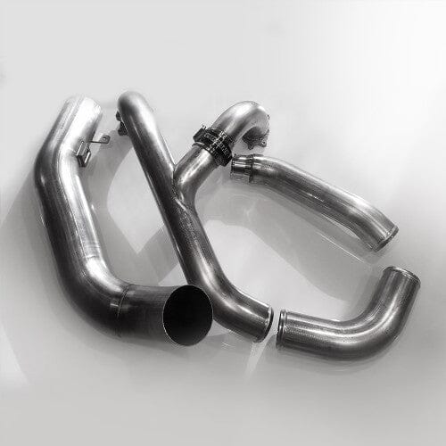 Stainless Intake Piping Kit (2017+ Ford Powerstroke 6.7L) Engine Intake Manifold No Limit Fabrication 