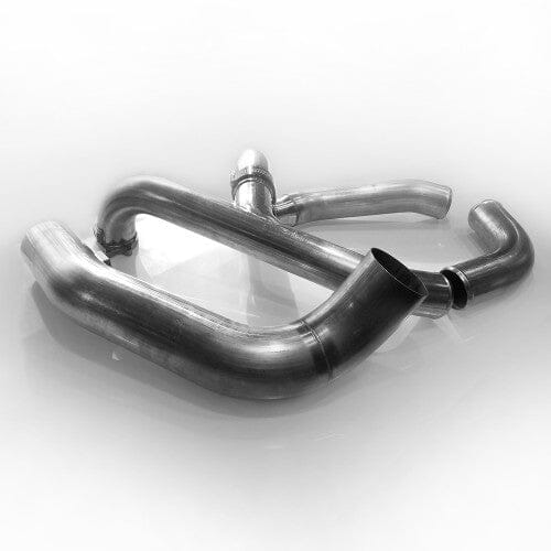 Polished Stainless Intake Piping Kit (2017-2020 Ford Powerstroke 6.7L) Engine Intake Manifold No Limit Fabrication 