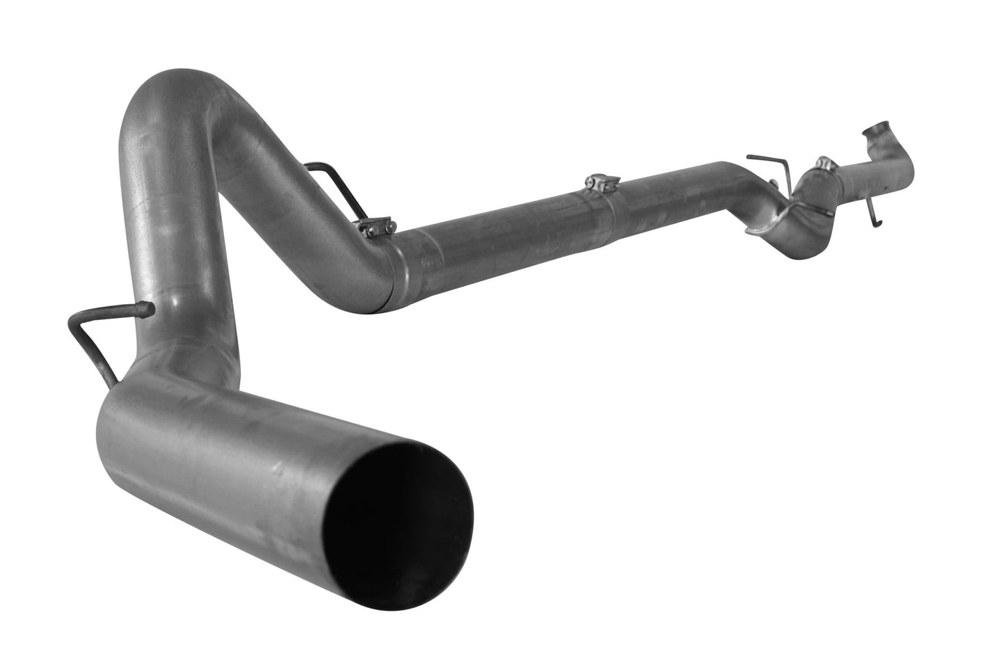 4" Downpipe Back Single | 2001-2004.5 GM 2500/3500 6.6L DURAMAX Exhaust Flo-Pro Aluminized No Muffler 