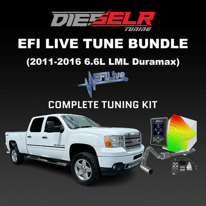 EFI Live Tune Bundle (2011-2016 6.6L LML Duramax) Bundle DIESELR Tuning 