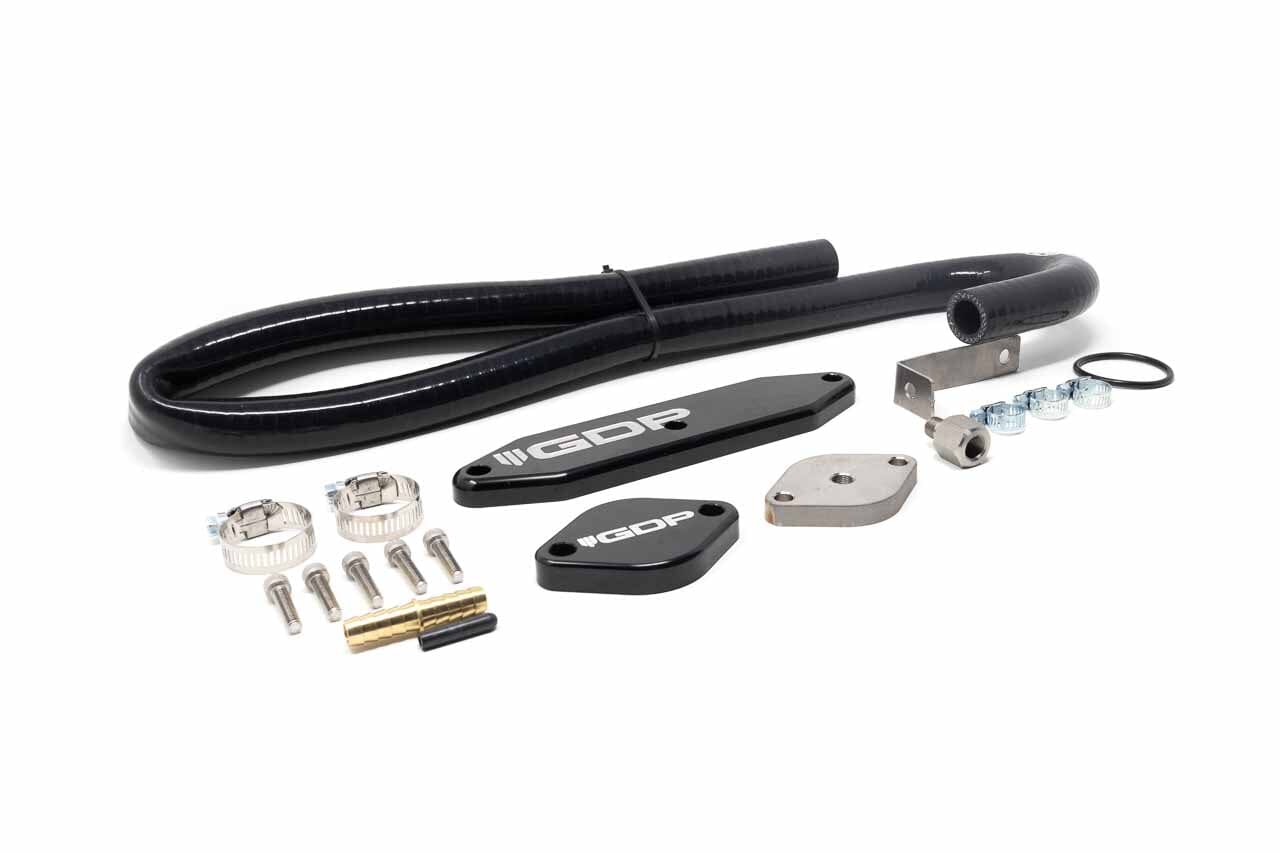 Cooler Upgrade Kit w/ Coolant Re-Route Hose for Factory Pyro (11-15 6.7L Powerstroke) Cooler Upgrade Kit GDP 