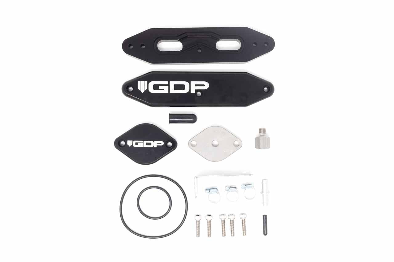 Cooler Upgrade Kit w/ Pass Through plate (17-19 Powerstroke 6.7L) Cooler Upgrade Kit GDP 