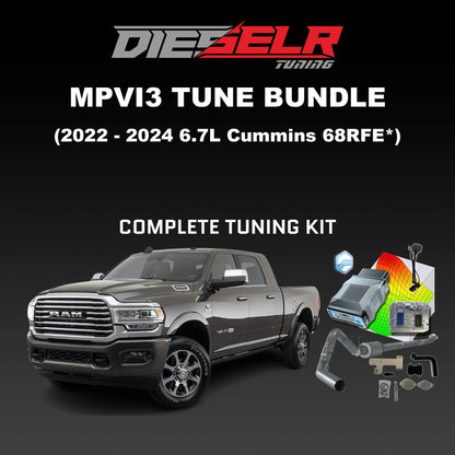 MPVI3 Tune Bundle (2022-2024 6.7L Cummins with the 68RFE*) Bundle DIESELR Tuning 