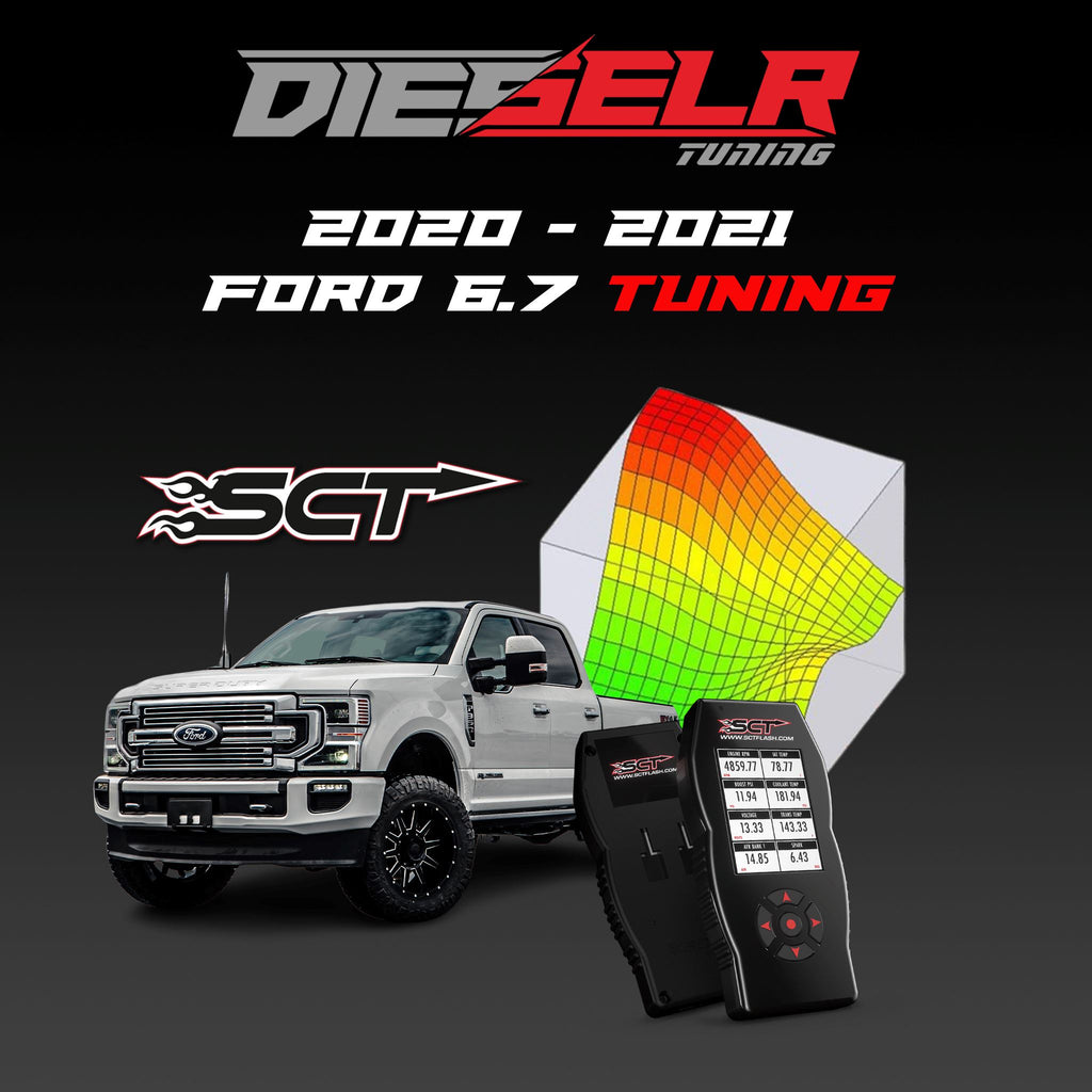 SCT X4 with DIESELR Tune Files (2020-2021 Powerstroke 6.7L) Tune Files DIESELR Tuning 