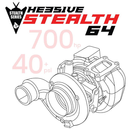 HE351VE Stealth Mach 1 64 Turbo (2007.5-2009 6.7L Cummins) Turbocharger Calibrated Power 